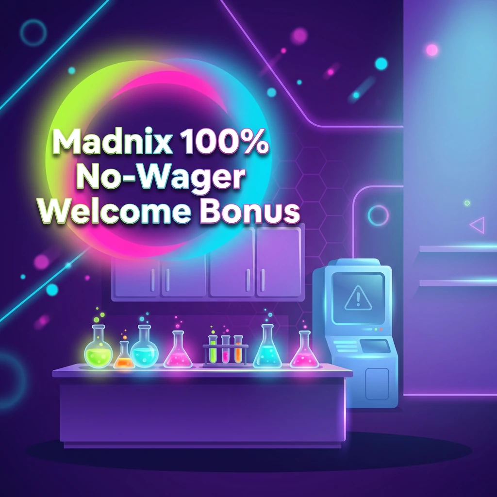 Madnix 100% No-Wager Welcome Bonus Madnix 100% No-Wager Welcome Bonus